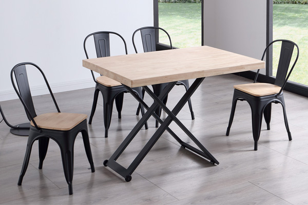 Mesa de centro elevable estilo industrial FERAL. Ofertas