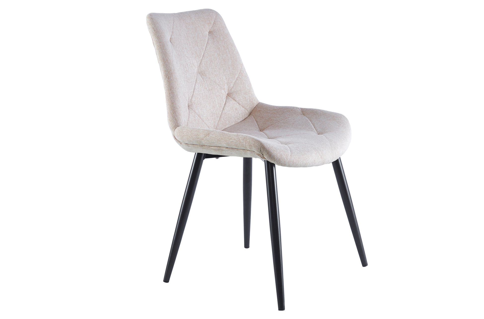PACK DE 4 SILLAS COMEDOR MARLENE TEJIDO BEIGE / NEGRO