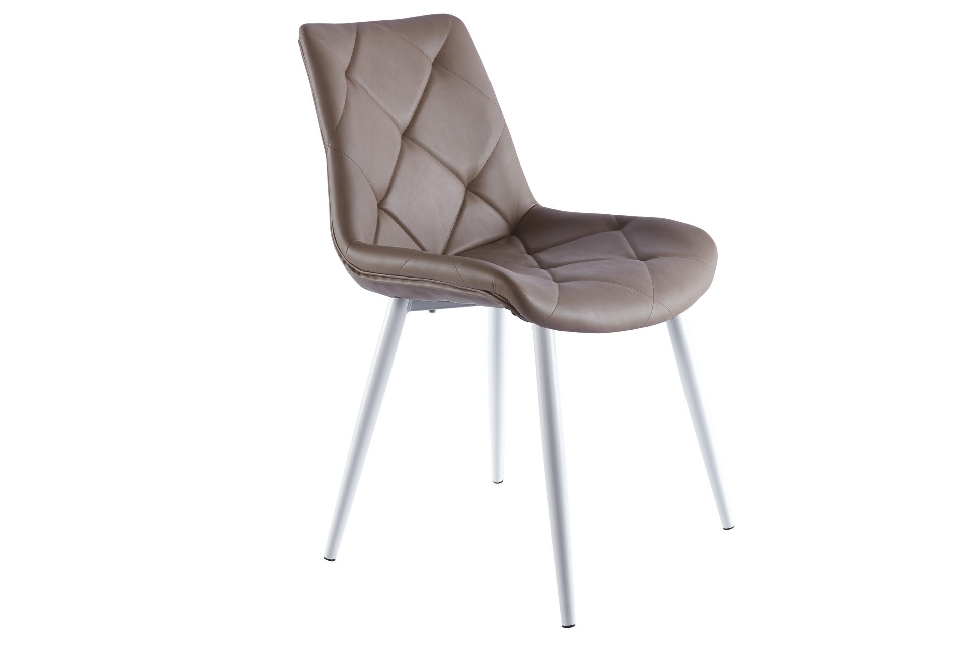 PACK DE 4 SILLAS COMEDOR MARLENE SIMIL PIEL TOPO / BLANCO