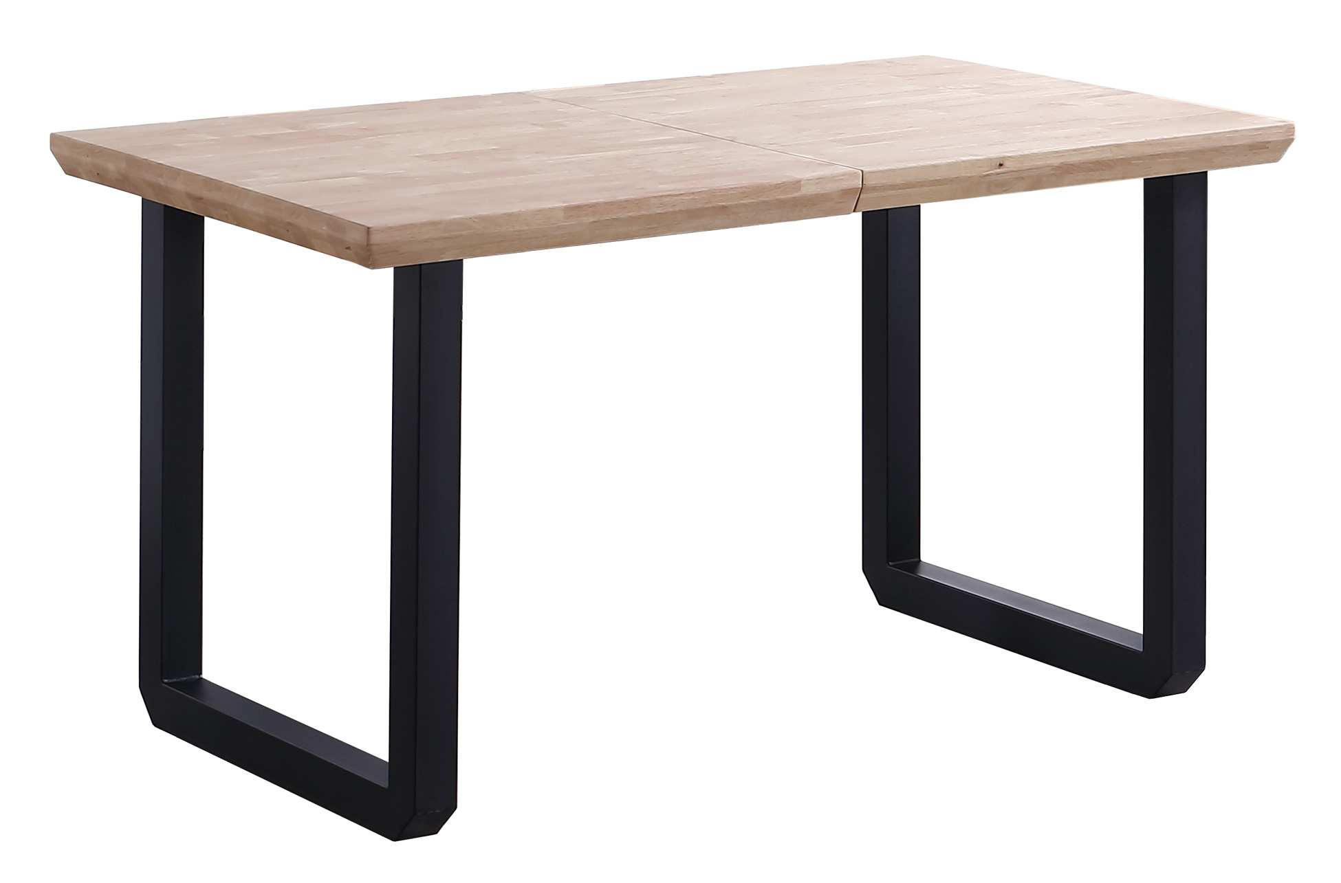 MESA COMEDOR EXTENSIBLE ROMA 140 - 180 - 220 x 80 CM ROBLE NORDISH / NEGRO.