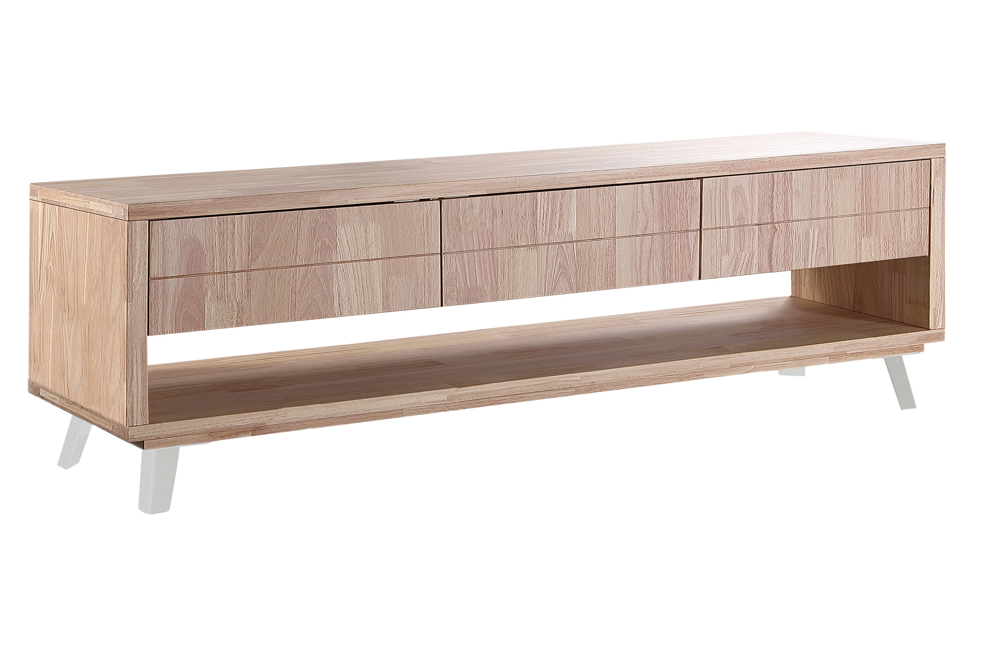 MUEBLE TV BERG 180 x 40 CM ROBLE NORDISH / BLANCO.