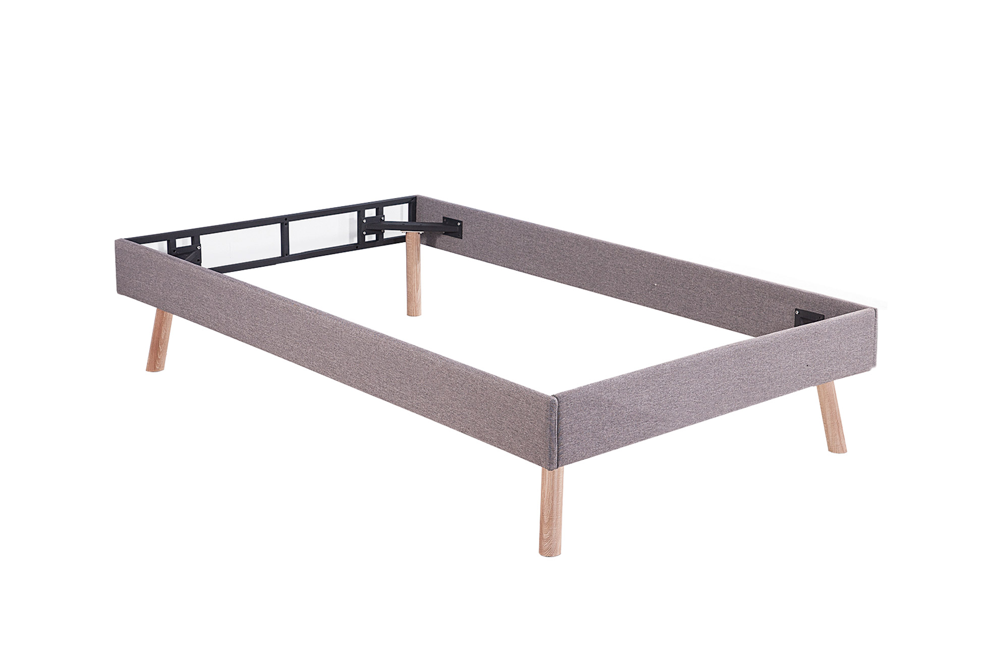 ARO TAPIZADO PARA CAMA NORDIK 100 TEJIDO TEX GRIS