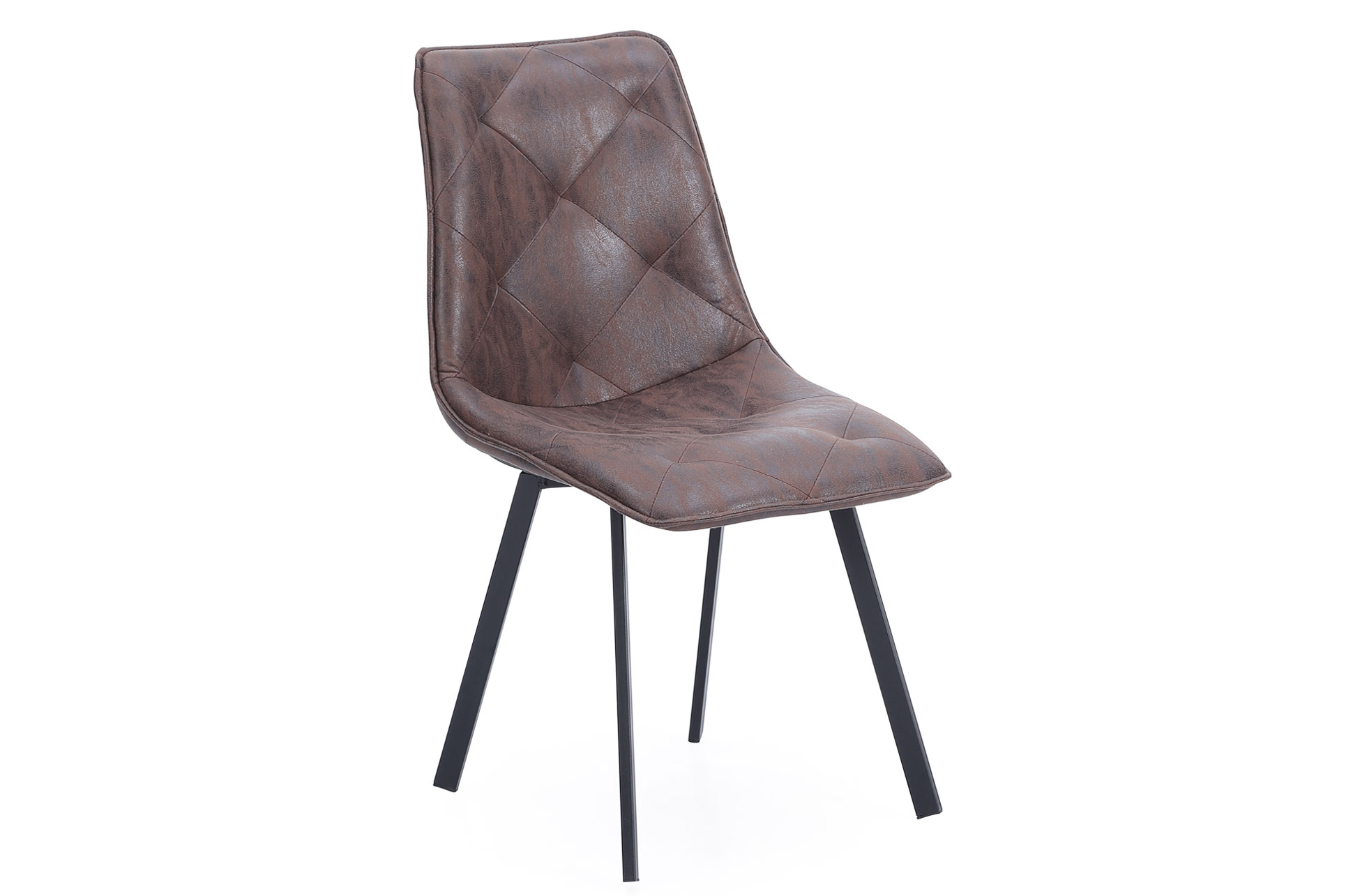 PACK DE 2 SILLAS COMEDOR DIAMOND TEJIDO CHOCOLATE VINTAGE